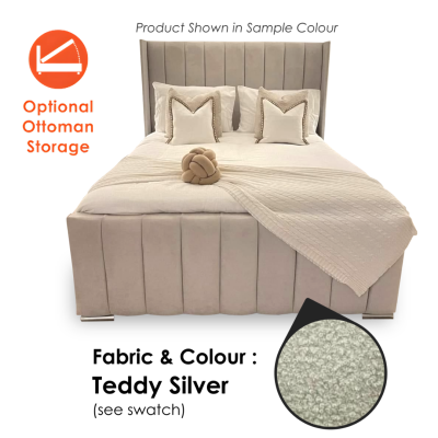 Zaragoza Teddy Silver-5ft - King Size-Standard