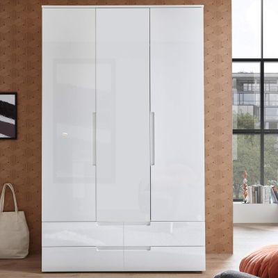 Emory Wardrobe 3 Door 4 Drawer