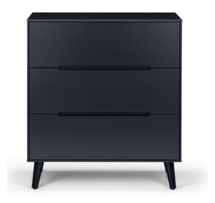 Alicia 3 Drawer Chest - Anthracite