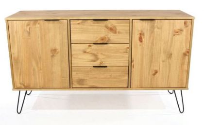 Augusta Medium 2 Door 3 Drawer Sideboard - Antique Wax