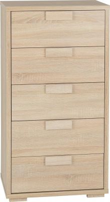 Cambourne 5 Drawer Chest - Sonoma Oak