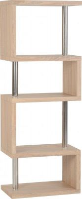 Charisma 5 Shelf Unit - Light Sonoma Oak Effect Veneer