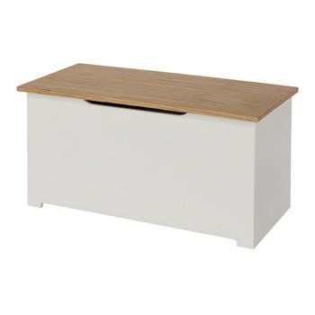 White store ottoman box