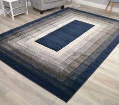 Hudson Border Rug 160 x 230 - Duck Egg