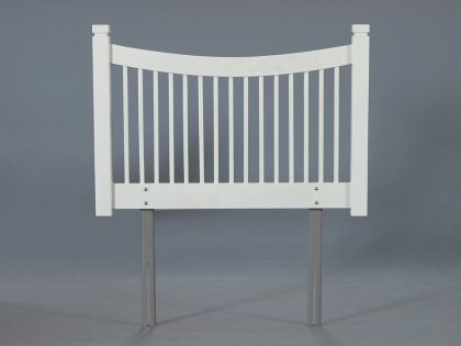 Jordan White Headboard Double 4'6ft