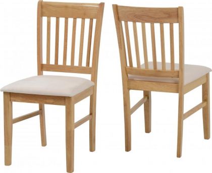 Oxford Chair - Natural Oak/Mink (Sold in 2s)