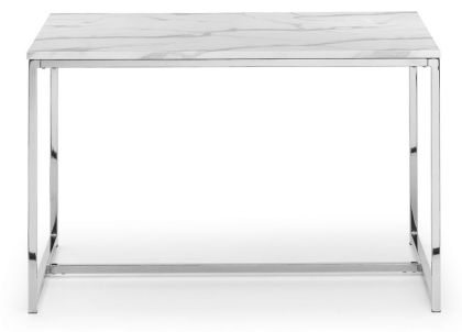 Scala White Marble Dining Table