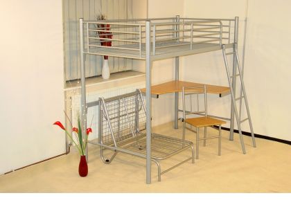 Study Bunk Bed with Futon Chair