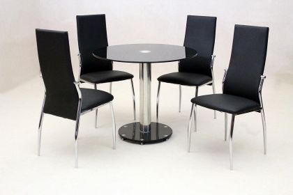 Alonza Black Dining Table