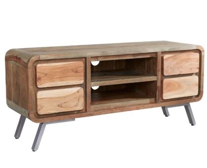 Aspen Iron/Wooden - Greeno TV Media Unit