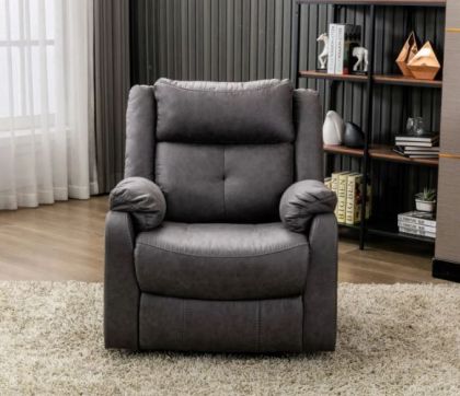 Casey Fabric Recliner Armchair - Anchor