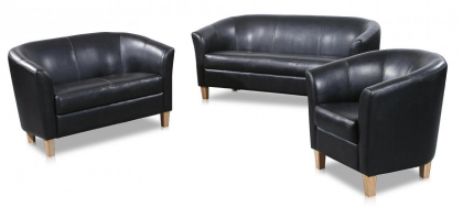 Claridon 2 Seater Sofa Pu - Brown