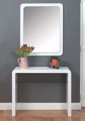 Clarus Medium Console Table - White