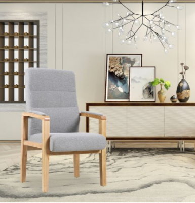Jack Fireside Chair - Grey