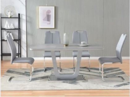 Kendal 4ft Dining Set - Grey