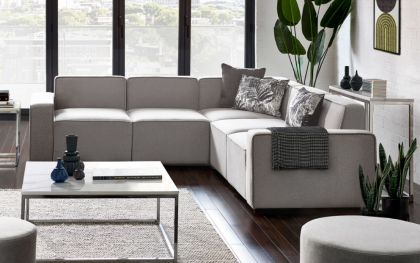 Lago Combination Sofa Corner Unit - Grey