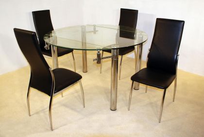 Munich Dining Table Chrome
