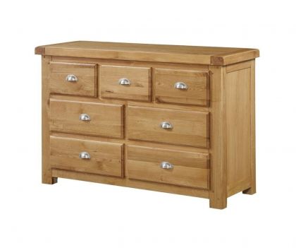 Newbridge 3+4 Drawer Chest - Oak