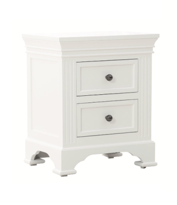 Sam - Locker - 2 Drawer - White