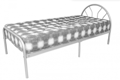 Sydney Single Bed 3ft - Silver