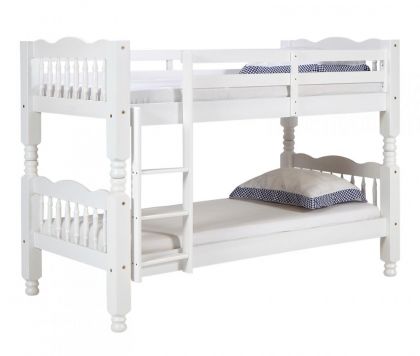 Trieste Chunky Bunk Bed - White