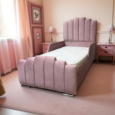 Salamanca Kids Bed Plush Pink-3ft - Single