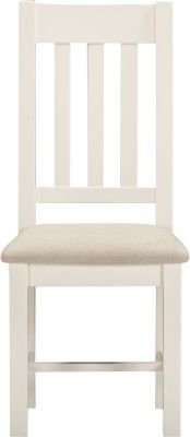 Windsor Slatted Chair (Box of 2) – Ivory/Oat Fabric