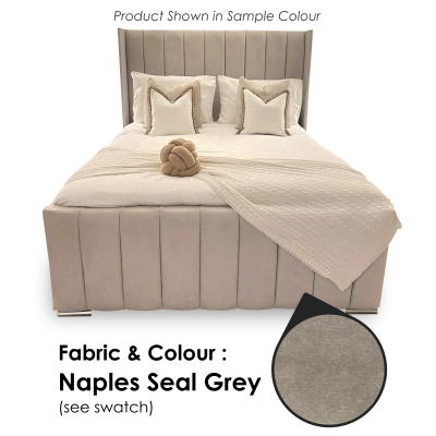 Zaragoza Naples Seal Grey-4ft - Small Double-Standard