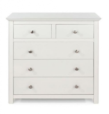 Nairn 2+3 Drawer Chest - White