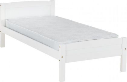 Amber Single Bed WHITE - 3ft
