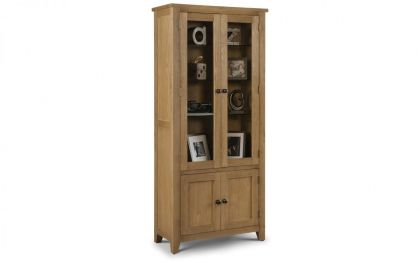 Astoria Oak Glazed Display Cabinet