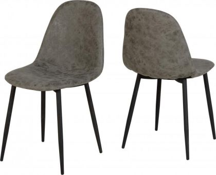 Athens Grey Fabric Dining Chair