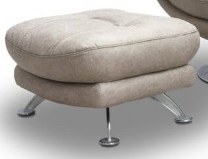Axis Occasional Footstool - Light Grey
