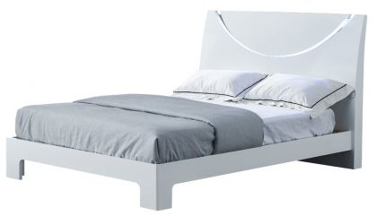 Bethany High Gloss King Size Bed 5ft - High Gloss