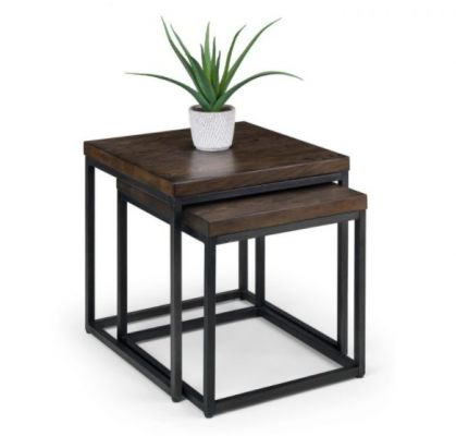 Brooklyn Nesting Lamp Tables - Dark Oak