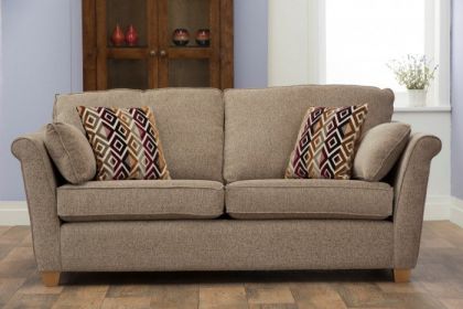 Capri Fabric 3 Seater Sofa