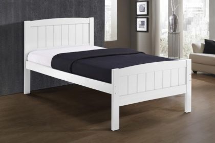 Cassie Wood Single Bed 3ft - White