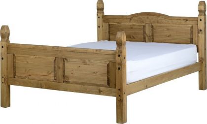Corona Mexican King Size Bed High Foot - 5ft
