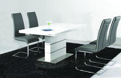 Dolores High Gloss Dining Set