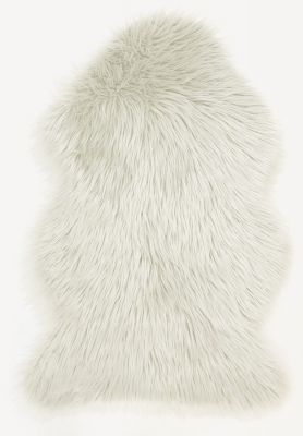 Faux Fur Sheep Skin Rug 120 x 170 - Cream