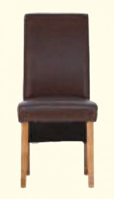 Henley Antique Brown Faux Leather Dining Chair