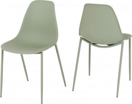 Lindon Dining Chair - Green (SOLD as 2)