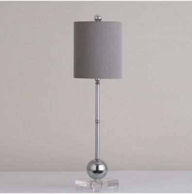 Lund Table Lamp - Grey Fabric