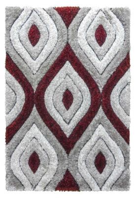 Luxus Teardrop Rug 80 x 150 - Grey