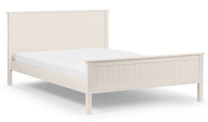Maine Double Bed 4ft 6in - Surf White