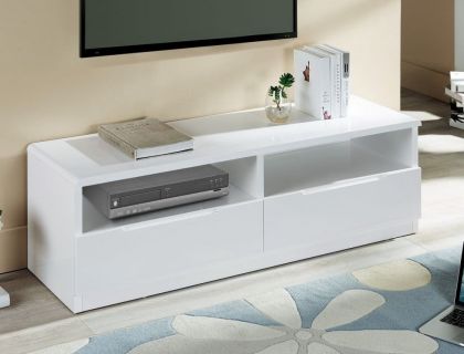 Manhattan High Gloss 2 Drawer Media Unit