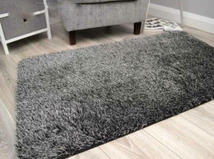 Natty Sparkle Rug 60x110 - Black Grey