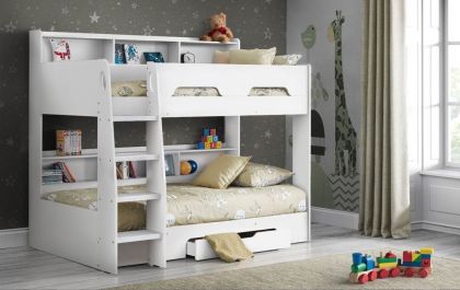 Orion Pure White Bunk Bed