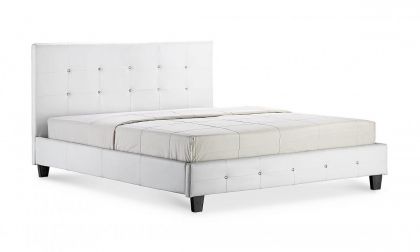Quartz Leather Double Bed - 4ft 6in