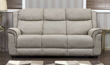 Spencer Fabric 3 Seater Sofa - Taupe